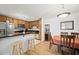 Eat-in kitchen with stainless steel appliances and dining area at 1468 Briarwood Ne Rd # 810, Brookhaven, GA 30319