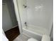 Clean and bright tiled shower and tub combination at 3467 Valley Ridge Sw Ter, Atlanta, GA 30331
