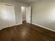 Bedroom with hardwood floors and double closets at 3467 Valley Ridge Sw Ter, Atlanta, GA 30331