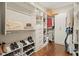 Organized walk-in closet with clothing racks, shelves, drawers and shoe organizers at 163 Neese Farm Dr, Woodstock, GA 30188