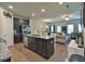Spacious kitchen with stainless steel appliances and a large center island perfect for entertaining guests at 5522 Donerail St, Lithonia, GA 30058