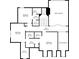 Upstairs floor plan shows bedrooms and bath at 6840 N Creekside Pt, Cumming, GA 30041