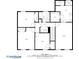 Detailed floor plan showcasing bedrooms, bathrooms, and closet space in a well-designed layout at 1811 Tilliewood Ne Trl, Marietta, GA 30066