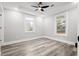 Bright bedroom featuring hardwood floors, recessed lighting, and natural light at 358 Roy Sw St, Atlanta, GA 30310