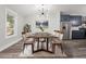 Dining area features modern light fixture, stainless appliances and lots of natural light at 358 Roy Sw St, Atlanta, GA 30310