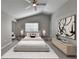 A spacious bedroom featuring a neutral color palette and elegant furnishings at 2274 Stancrest Ln, Lawrenceville, GA 30044