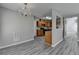 Inviting dining area with a chandelier and a clear view into the kitchen at 2274 Stancrest Ln, Lawrenceville, GA 30044
