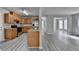 Open concept kitchen and dining area with modern finishes and natural light at 2274 Stancrest Ln, Lawrenceville, GA 30044