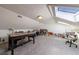 Well-lit attic featuring skylights, sloped ceilings, and flexible design at 6 Lullwater Ne Est, Atlanta, GA 30307