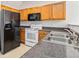Kitchen featuring stainless steel sink and appliances at 69 Eagle Glen Dr, Cartersville, GA 30121