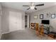 Bedroom featuring a ceiling fan and closet with double doors at 357 Murray Hill Ne Ave, Atlanta, GA 30317