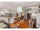 This dining area is part of an open concept living space featuring a kitchen and living room at 357 Murray Hill Ne Ave, Atlanta, GA 30317