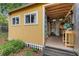 Well-organized storage shed features a convenient ramp entrance and ample space for tools and equipment at 357 Murray Hill Ne Ave, Atlanta, GA 30317