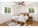 Cozy bedroom with hardwood floors, plenty of natural light, and neutral decor at 2315 Shamrock Dr, Decatur, GA 30032