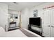 Well-lit bedroom with a bed and decor at 855 Peachtree Ne St # 3005, Atlanta, GA 30308