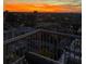 Balcony view of the city skyline at sunset at 855 Peachtree Ne St # 3005, Atlanta, GA 30308