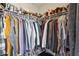 Closet featuring racks for clothes and shoes at 855 Peachtree Ne St # 3005, Atlanta, GA 30308