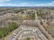 Community aerial shot with a blend of residential charm and surrounding nature at 5890 Vinyard Ln, Cumming, GA 30041