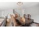 Formal dining room featuring an ornate chandelier and dark wood table at 1670 Nordic Trce, Marietta, GA 30068