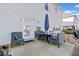 Outdoor patio area with comfortable seating, ideal for relaxing or entertaining guests at 127 Crest Brooke Dr, Canton, GA 30115