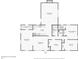 Detailed floor plan showcasing layout of the home including the Primary Bedroom, Kitchen, and Living Spaces at 2407 Ridgeway Dr, Doraville, GA 30360