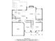 Detailed floor plan showcasing the layout of the house with room dimensions and locations at 2296 Valley Brook Ne Way, Atlanta, GA 30319