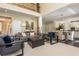 Open-concept living room seamlessly connects to the kitchen and dining area at 2296 Valley Brook Ne Way, Atlanta, GA 30319