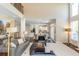 Bright and airy living room flows into the kitchen and dining space at 2296 Valley Brook Ne Way, Atlanta, GA 30319