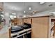 Kitchen island featuring drawers and cabinets for storage, plus garbage and recycling bins within at 4230 Braden Nw Ln, Kennesaw, GA 30144