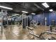 Well-equipped community gym with multiple machines and free weights at 1101 Juniper Ne St # 1511, Atlanta, GA 30309