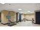 Bright fitness center with workout equipment including machines and free weights at 1101 Juniper Ne St # 1511, Atlanta, GA 30309