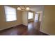 Classic dining room showcasing original hardwood floors, neutral walls, and natural lighting at 340 Adelle Se St, Atlanta, GA 30315