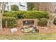 Polo Golf & Country Club sign with flower bed enhances the community's appeal at 6730 Waterbury Way, Cumming, GA 30040