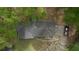 An aerial view of the house, driveway, and roof at 806 Jefferson Sw Ct, Conyers, GA 30094