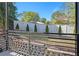 Balcony with a metal railing overlooking the garden at 1155 Custer Se Ave # 209, Atlanta, GA 30316