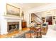Inviting living room boasts fireplace, white trim, and seamless flow for elegant gatherings at 3022 Loridan Se Way, Atlanta, GA 30339