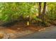 House surrounded by trees with natural landscaping for a serene setting at 1919 Wellbourne Ne Dr, Atlanta, GA 30324