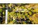 Aerial view with property boundaries outlined adjacent to Morningside Nature Preserve at 1919 Wellbourne Ne Dr, Atlanta, GA 30324