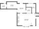 Detailed floor plan showcasing the layout of the ground floor including the living room, kitchen and dining area at 1717 Ramblewood Way, Snellville, GA 30078