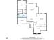 Basement floor plan displaying recreation and exercise rooms at 4421 Wooded Oaks Nw, Kennesaw, GA 30152