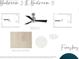 Model-home finish selections featuring ceiling fans and hardwood flooring at 140 Cedarwood Ln, Roswell, GA 30075