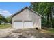 A two-car detached garage at 258 Cristy Dr, Dallas, GA 30157
