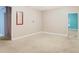 Bedroom painted light tan with neutral carpeting at 3570 Bulloch Lake Rd, Loganville, GA 30052