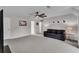 Spacious bonus room featuring neutral walls, ceiling fan, recessed lighting and great natural light at 52 Weatherstone Way, Dallas, GA 30157