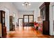 Bright living room with hardwood floors, vintage furnishings, and large windows for natural light at 285 Kennesaw Nw Ave, Marietta, GA 30060