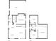 Detailed floor plan showcasing the layout of the home's two stories with living spaces and bedrooms at 7747 Rountree Xing, Riverdale, GA 30274