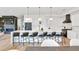 Open concept kitchen with a large island, seating, and modern appliances at 1598 Athens Ave, Atlanta, GA 30310