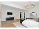 Elegant main bedroom features hardwood floors, large windows, and a view to the luxurious bathroom and walk-in closet at 1598 Athens Ave, Atlanta, GA 30310