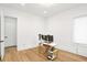 This office space features hardwood floors, a modern desk setup, and ample natural light at 1598 Athens Ave, Atlanta, GA 30310