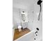 Updated bathroom features a new shower head and vanity at 3248 Holly Mill Run, Marietta, GA 30062